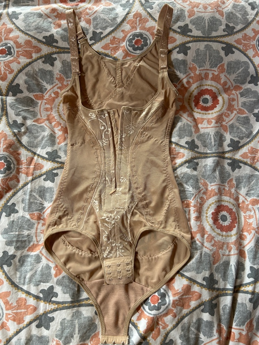 Everyday Nude Shaping Bodysuit with Front Hook Closure
